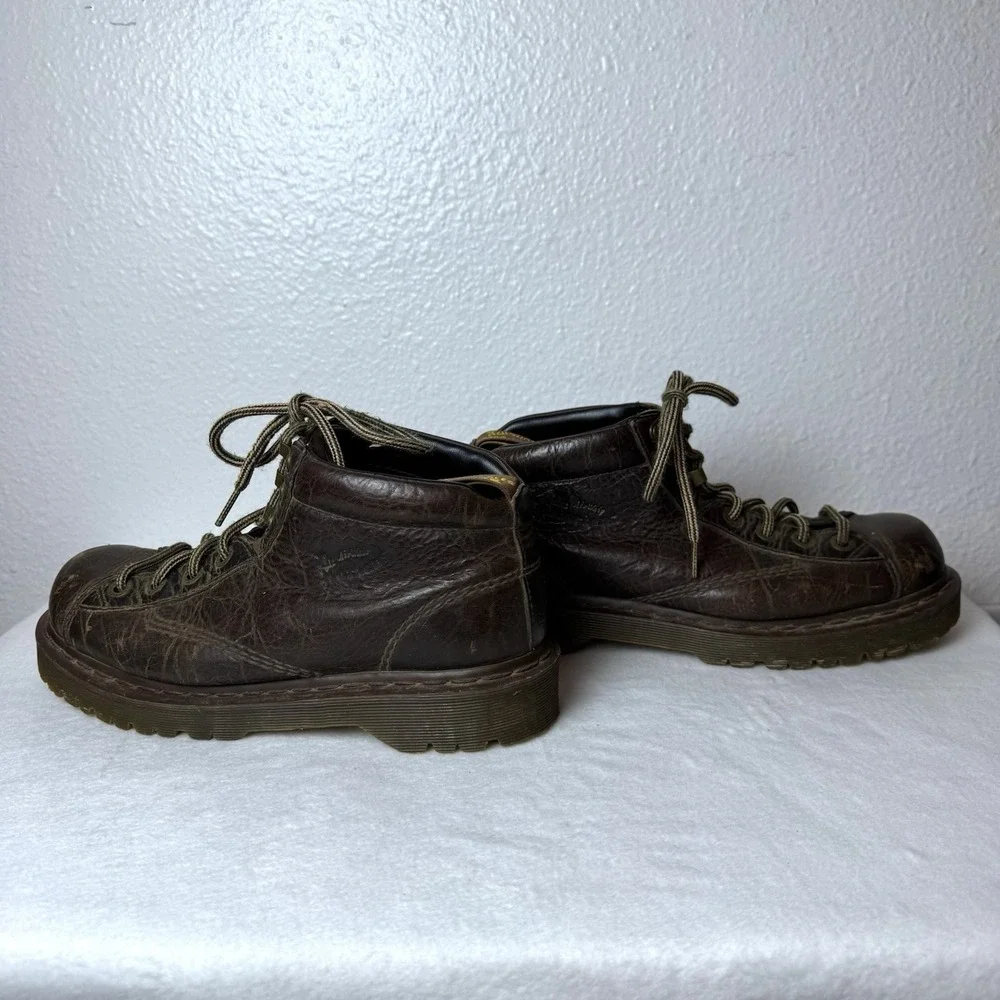 Dr. Martens Boots 10937 Womens 10 Men's 9‎ Y2K Chunky Leather Brown Lace Up